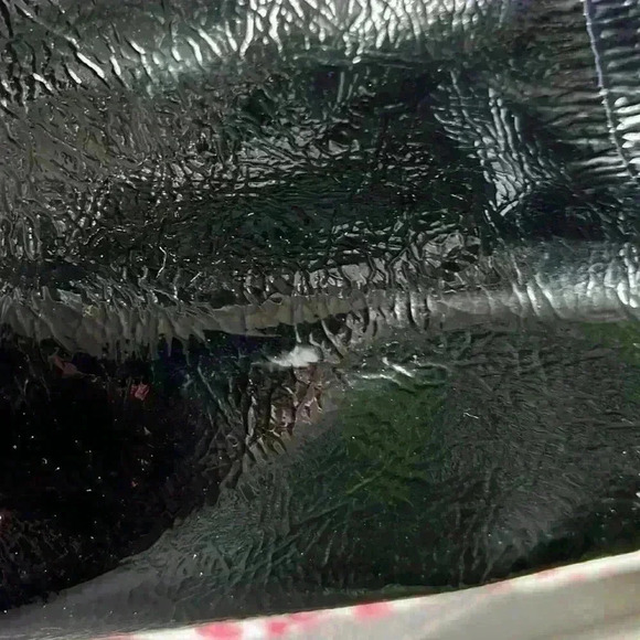 Coach vintage black patent leather purse with removable chain! - Picture 6 of 8